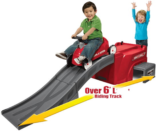 Машинка с горкой Flyer 500