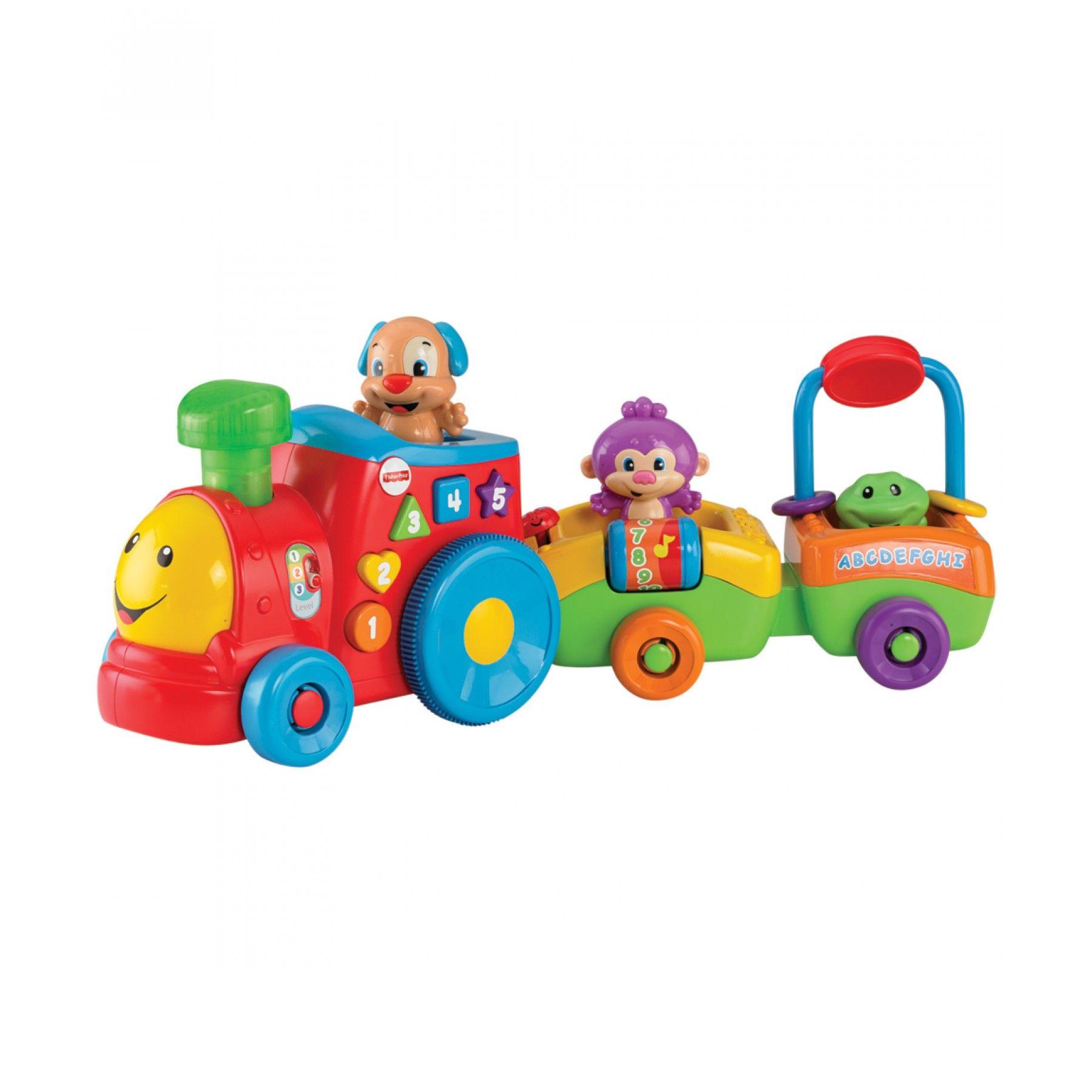 Паровозик ученого щенка Fisher Price